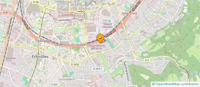 localisation de l'entreprise SMV NETCO DAUPHINOIS  EYBENS