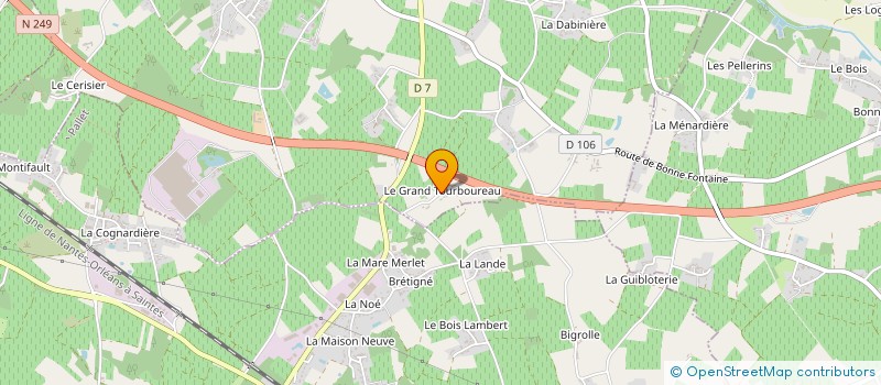 localisation de l'entreprise SMV - SOUDURE MECANIQUE VITICOLE  LA CHAPELLE-HEULIN