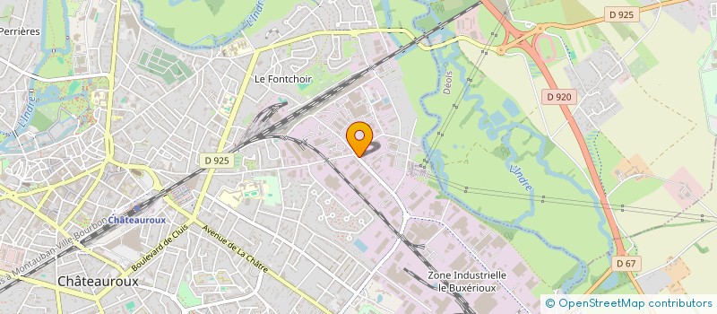 localisation de l'entreprise SMVB MAISONNIER à CHATEAUROUX