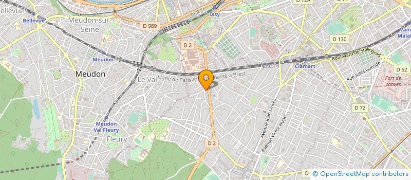 localisation de l'entreprise SMVI INFORMATIQUE à CLAMART