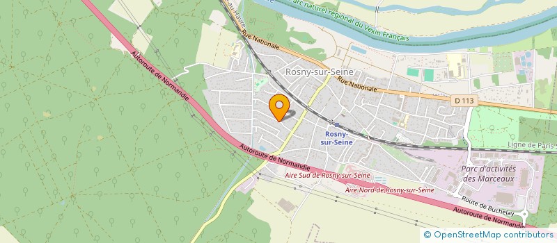 localisation de l'entreprise SMVK-SAKIN  ROSNY-SUR-SEINE