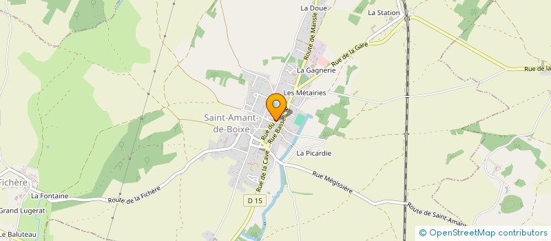 localisation de l'entreprise SMVOS DE SAINT-AMANT-DE-BOIXE à SAINT-AMANT-DE-BOIXE