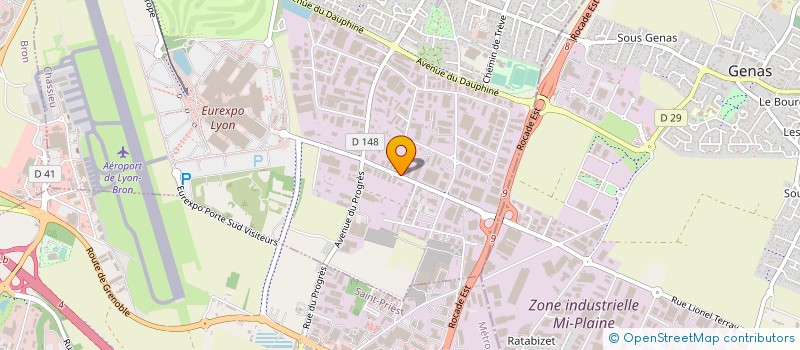 localisation de l'entreprise SMW AUTOBLOK à CHASSIEU