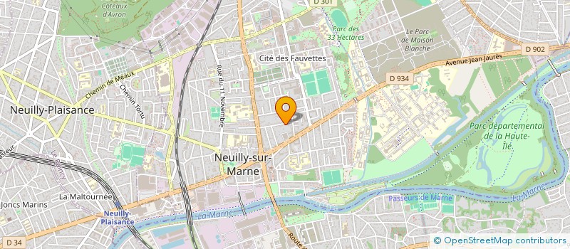 localisation de l'entreprise SMWAY à NEUILLY-SUR-MARNE