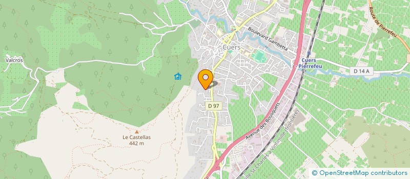 localisation de l'entreprise SMX  CUERS