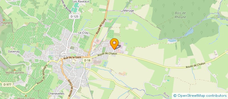 localisation de l'entreprise SMX CONCEPT  BUXY