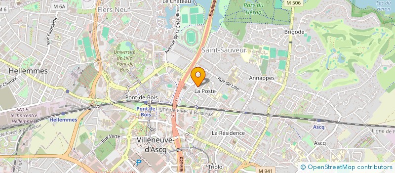 localisation de l'entreprise SMY à VILLENEUVE-D'ASCQ