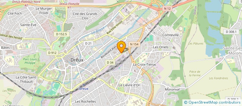 localisation de l'entreprise SMY BOIS à DREUX