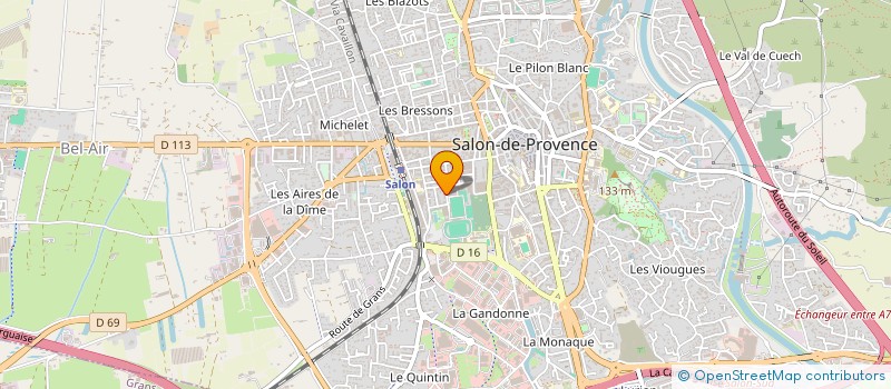 localisation de l'entreprise SMYCC DES AIGUILLES  SALON-DE-PROVENCE