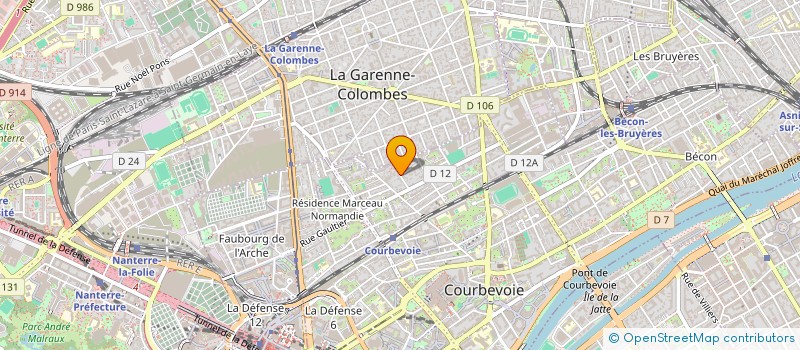 localisation de l'entreprise SMYL & CO à COURBEVOIE