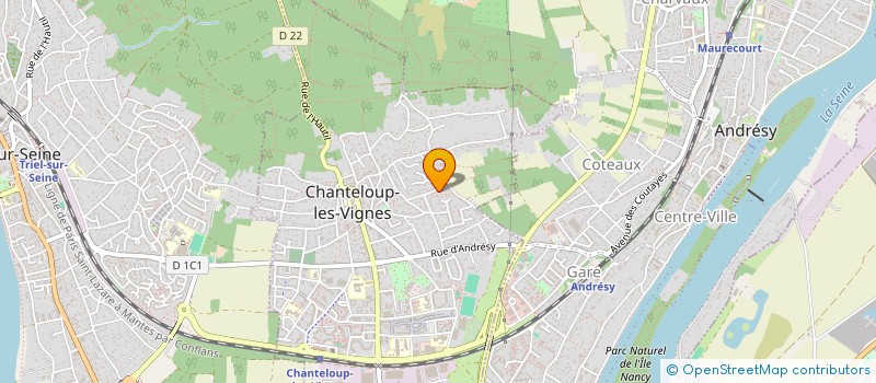 localisation de l'entreprise SMYLE (SERVICES TO MAKE YOUR LIFE EASIER) à CHANTELOUP-LES-VIGNES