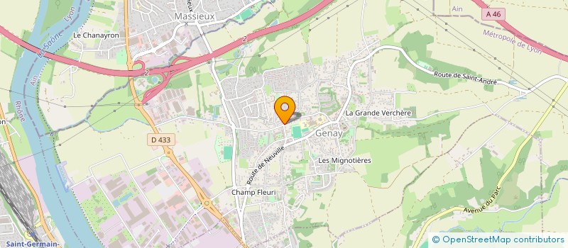 localisation de l'entreprise SMYLINK  GENAY