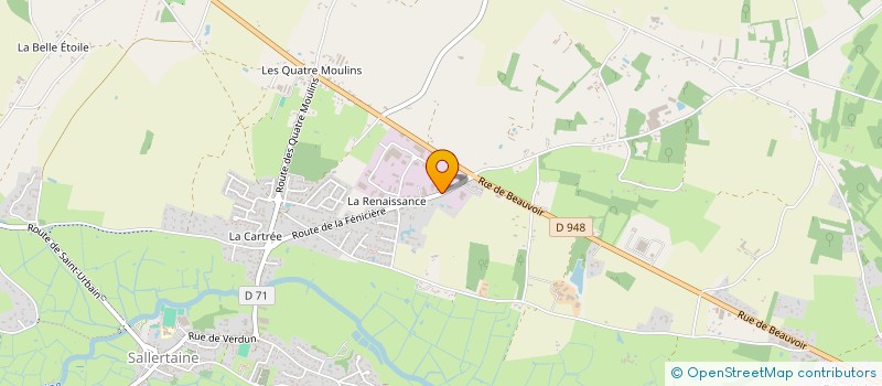 localisation de l'entreprise SMYTH FRANCE à SALLERTAINE