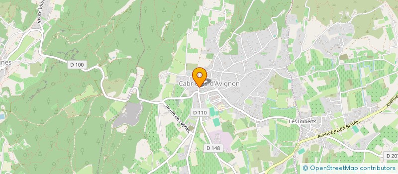 localisation de l'entreprise SMZ IMMOBILIER  CABRIERES-D'AVIGNON