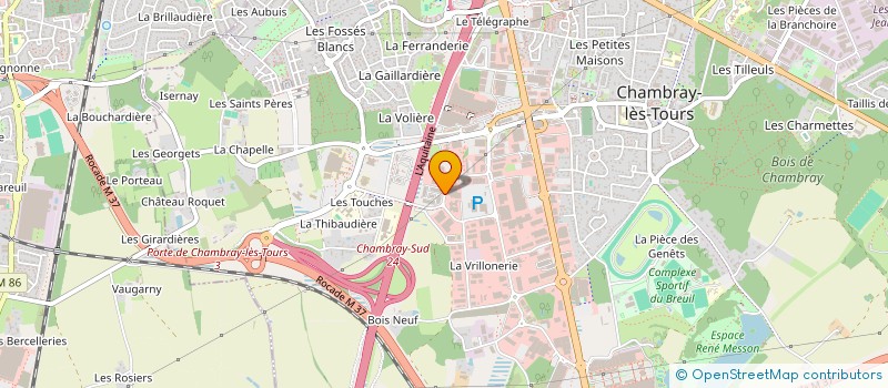 localisation de l'entreprise SN  CHAMBRAY-LES-TOURS