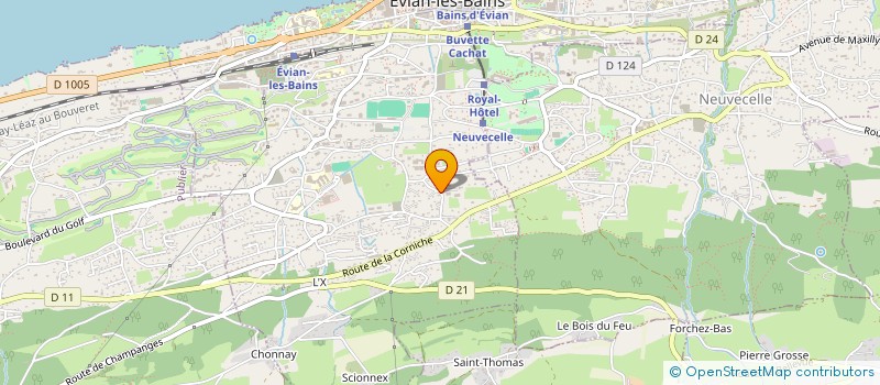 localisation de l'entreprise SN à EVIAN-LES-BAINS