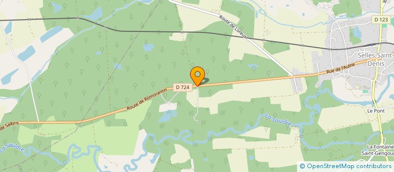 localisation de l'entreprise SN  SELLES-SUR-CHER