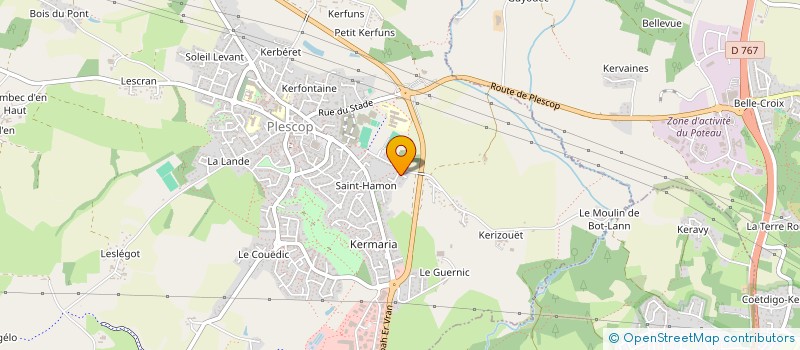 localisation de l'entreprise SN  PLESCOP