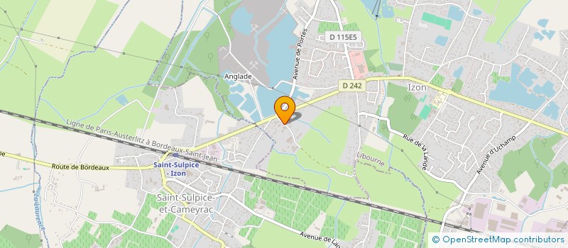 localisation de l'entreprise SN AEB  IZON