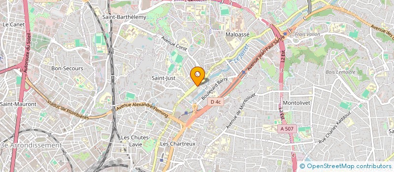 localisation de l'entreprise SN AMBITION  MARSEILLE