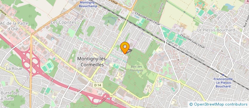 localisation de l'entreprise SN AMBULANCES SARCELLOISES à MONTIGNY-LES-CORMEILLES