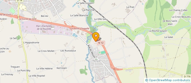 localisation de l'entreprise SN ARMOR ETANCHEITE  NOYAL