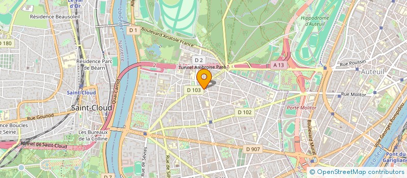 localisation de l'entreprise SN ART ET TECHNIQUE à BOULOGNE-BILLANCOURT
