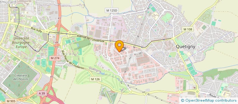 localisation de l'entreprise SN ART FLAMM SARL à QUETIGNY