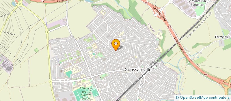 localisation de l'entreprise SN ASSIST  GOUSSAINVILLE