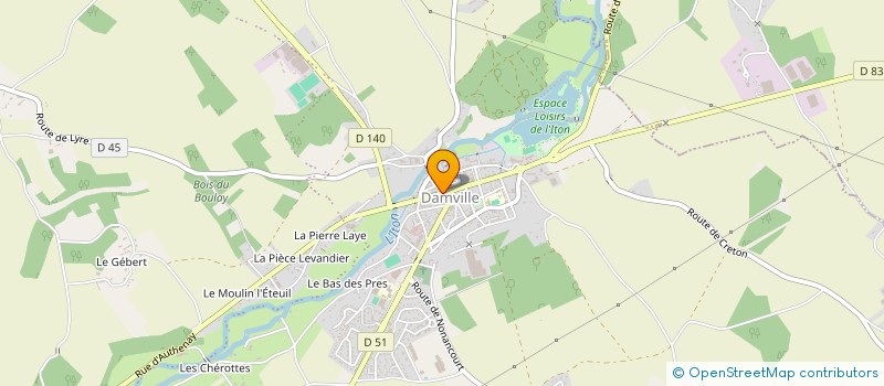 localisation de l'entreprise SN&B DAMVILLE  MESNILS-SUR-ITON