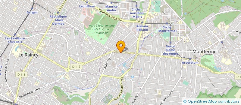 localisation de l'entreprise SN BAT à GAGNY
