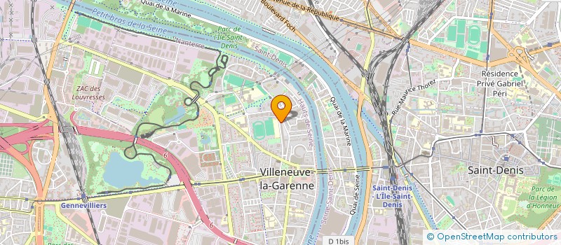 localisation de l'entreprise SN BAT  VILLENEUVE-LA-GARENNE