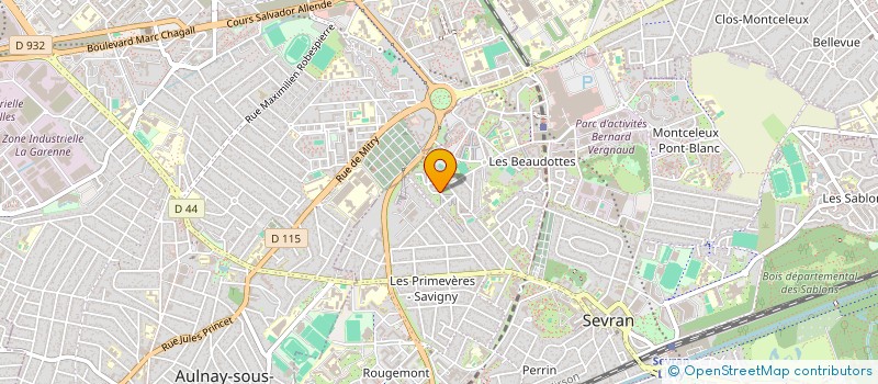 localisation de l'entreprise SN BATI à SEVRAN