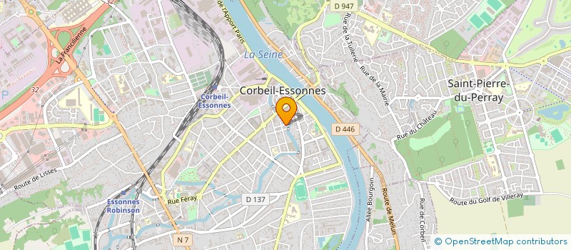 localisation de l'entreprise SN BEAUTY à CORBEIL-ESSONNES