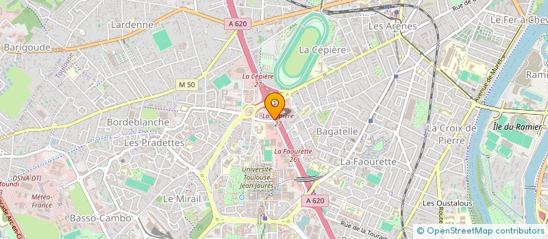 localisation de l'entreprise SN BTP  PORTET-SUR-GARONNE