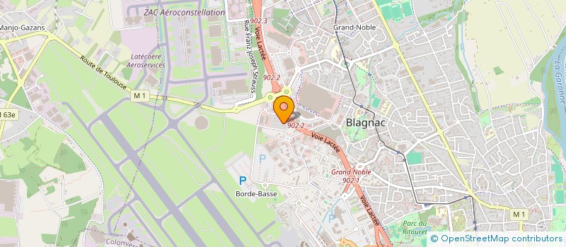 localisation de l'entreprise SN CANOVAS 31  BLAGNAC