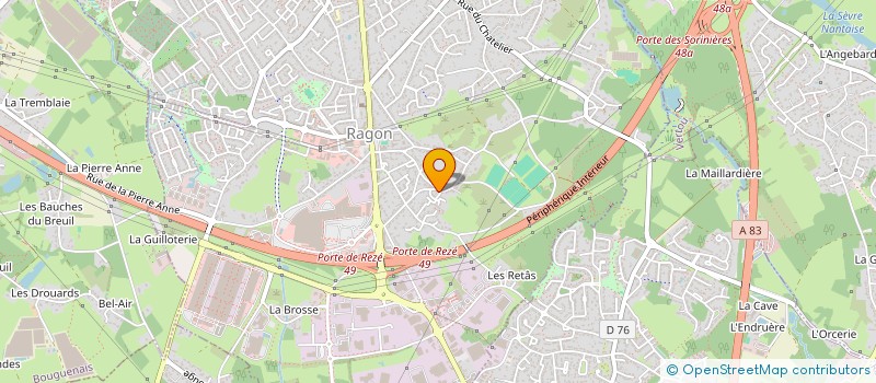 localisation de l'entreprise SN CLEAN 44  REZE