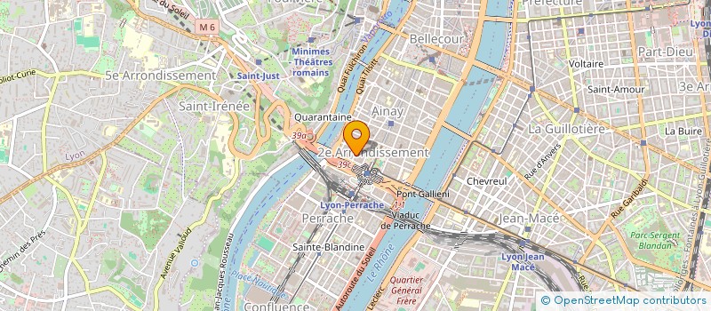 localisation de l'entreprise SN COMMUNICATION à LYON