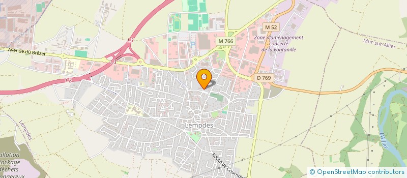 localisation de l'entreprise SN CONCEPT  LEMPDES