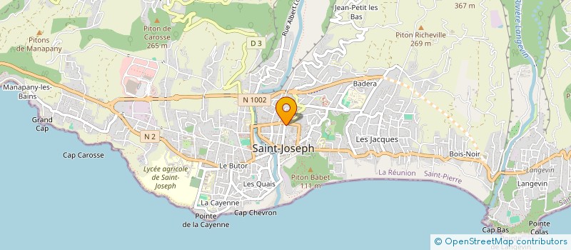 localisation de l'entreprise SN CONCEPT RESTO à SAINT-JOSEPH