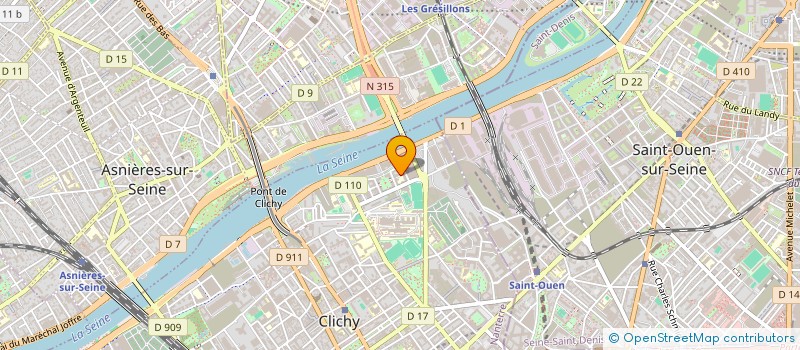 localisation de l'entreprise SN CONSULTING à CLICHY