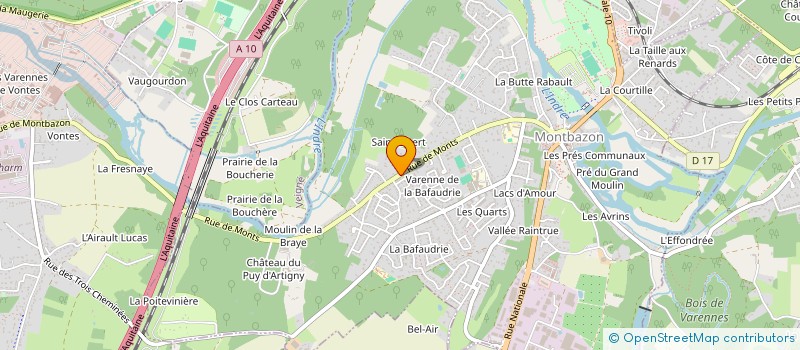 localisation de l'entreprise SN CORTE  MONTBAZON