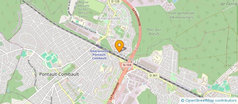 localisation de l'entreprise SN DESIGN à EMERAINVILLE