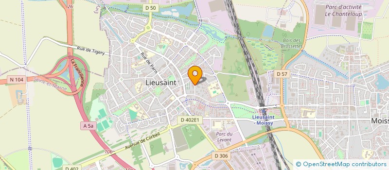 localisation de l'entreprise SN DISTRIB à LIEUSAINT