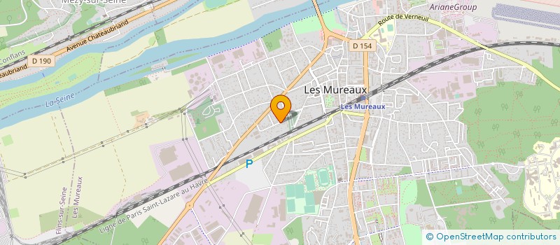 localisation de l'entreprise SN ETABLISSEMENTS DEFLEUR à LES MUREAUX