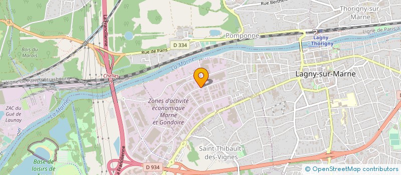 localisation de l'entreprise SN ETANCHEITE à LAGNY-SUR-MARNE