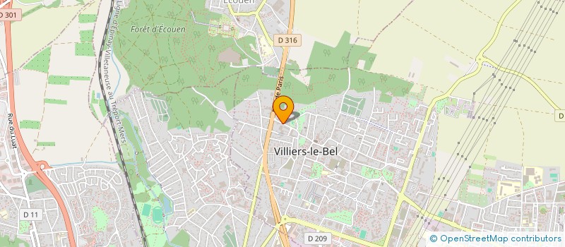 localisation de l'entreprise SN EUROCOM 2000 à VILLIERS-LE-BEL