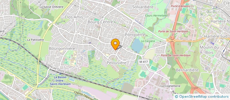 localisation de l'entreprise SN EXPERTISE-COMPTABLE CONSEIL & AUDIT  SAINT-HERBLAIN