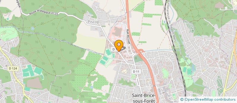 localisation de l'entreprise SN FLORIO à SAINT-BRICE-SOUS-FORET