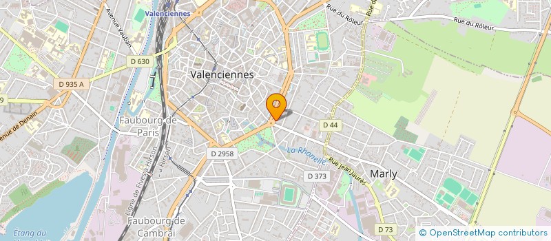 localisation de l'entreprise SN GAUDI à VALENCIENNES